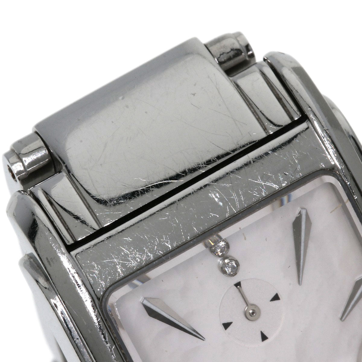 HAMILTON ハミルトン H114111 アードモア 4P ダイヤモンド 腕時計 SS レディース 中古