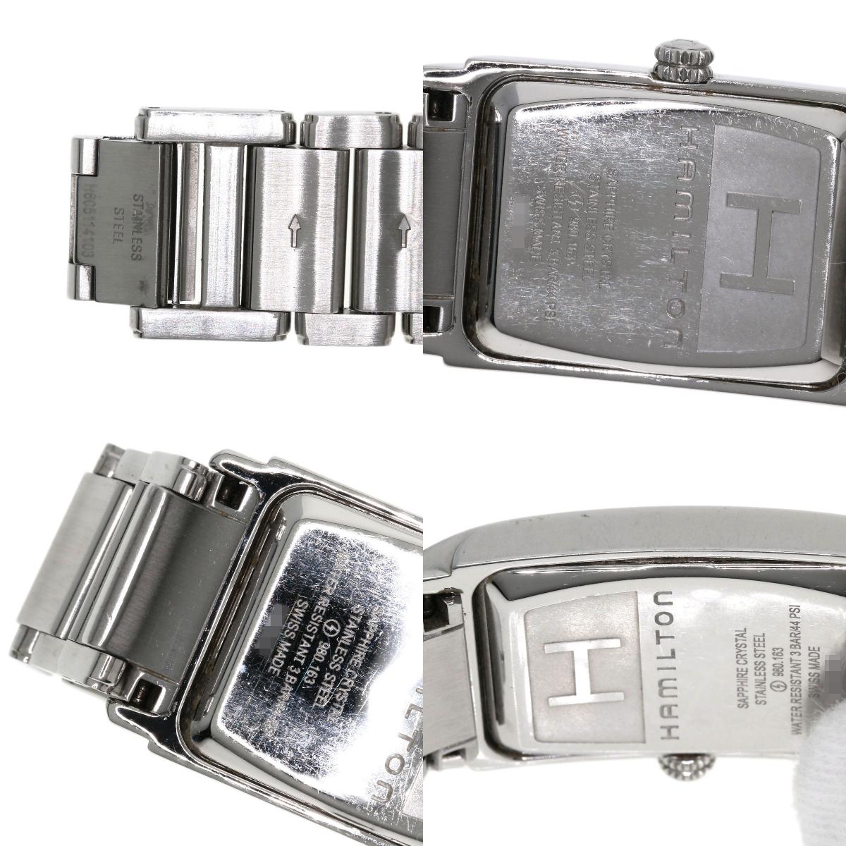 HAMILTON ハミルトン H114111 アードモア 4P ダイヤモンド 腕時計 SS レディース 中古