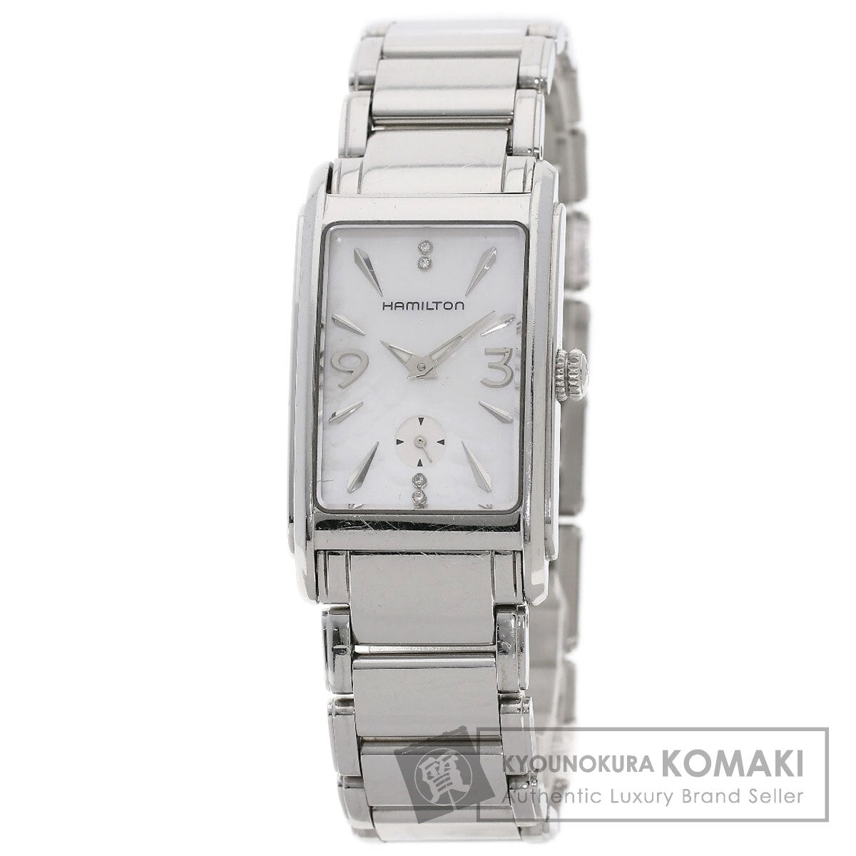 HAMILTON ハミルトン H114111 アードモア 4P ダイヤモンド 腕時計 SS レディース 中古