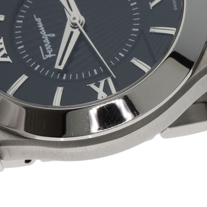 Salvatore Ferragamo サルヴァトーレフェラガモ FI0940015 ラウンドフェイス 腕時計 SS メンズ 中古
