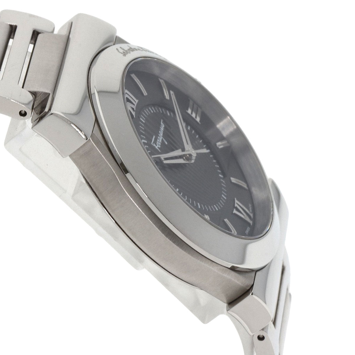 Salvatore Ferragamo サルヴァトーレフェラガモ FI0940015 ラウンドフェイス 腕時計 SS メンズ 中古