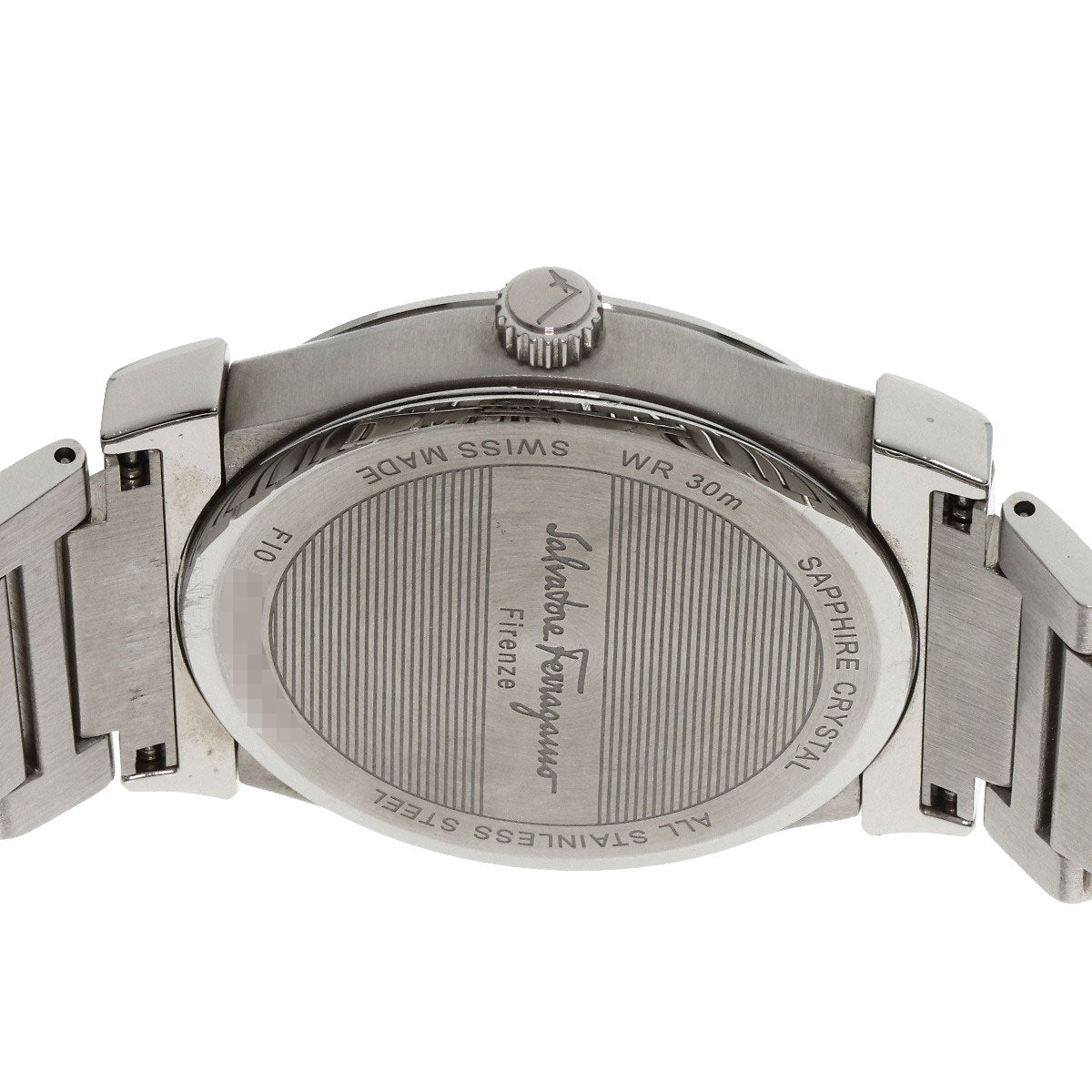 Salvatore Ferragamo サルヴァトーレフェラガモ FI0940015 ラウンドフェイス 腕時計 SS メンズ 中古