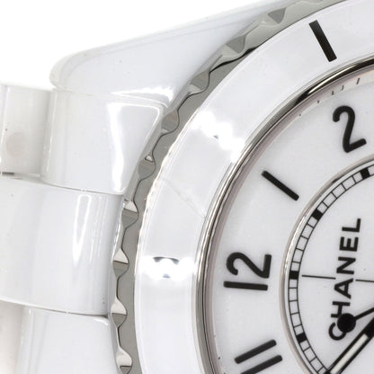 CHANEL シャネル H5700 J12 38mm ホワイト セラミック 腕時計 セラミック メンズ 中古