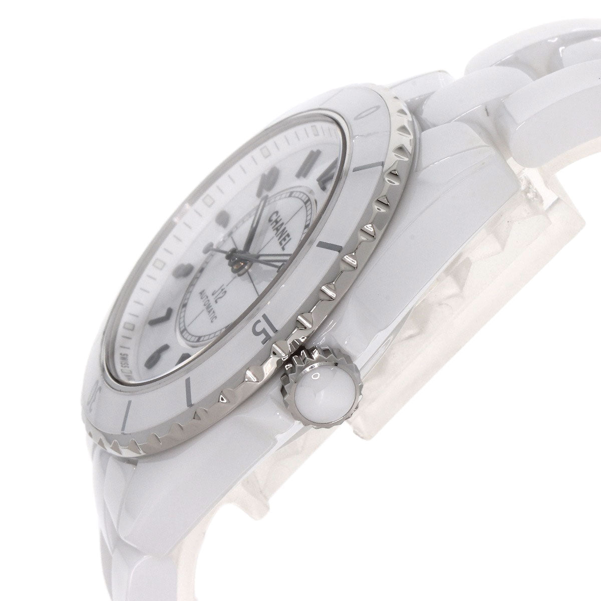 CHANEL シャネル H5700 J12 38mm ホワイト セラミック 腕時計 セラミック メンズ 中古