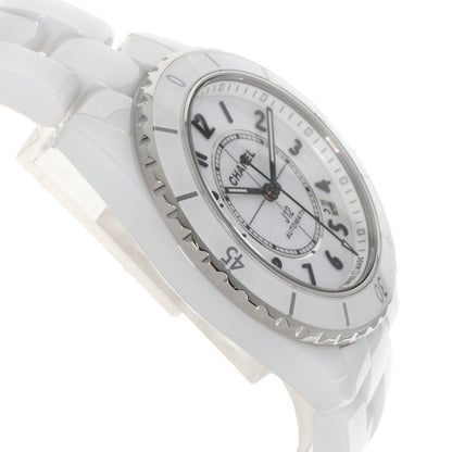 CHANEL シャネル H5700 J12 38mm ホワイト セラミック 腕時計 セラミック メンズ 中古