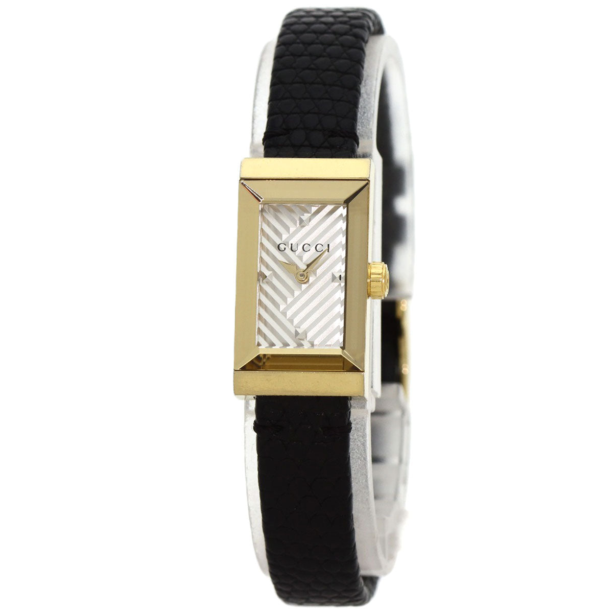 GUCCI グッチ YA147507 Gフレーム 腕時計 GP レディース 中古
