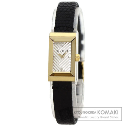 GUCCI グッチ YA147507 Gフレーム 腕時計 GP レディース 中古