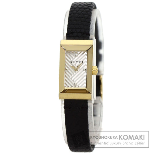 GUCCI グッチ YA147507 Gフレーム 腕時計 GP レディース 中古