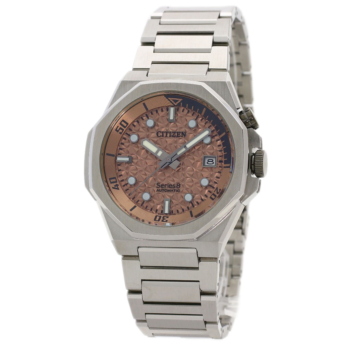 CITIZEN シチズン NB6066-51W シリーズ8 メカニカル 世界限定1700本 腕時計 SS メンズ 中古