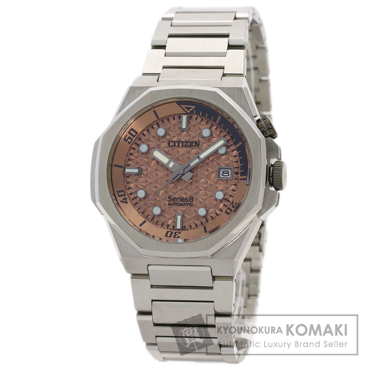 CITIZEN シチズン NB6066-51W シリーズ8 メカニカル 世界限定1700本 腕時計 SS メンズ 中古