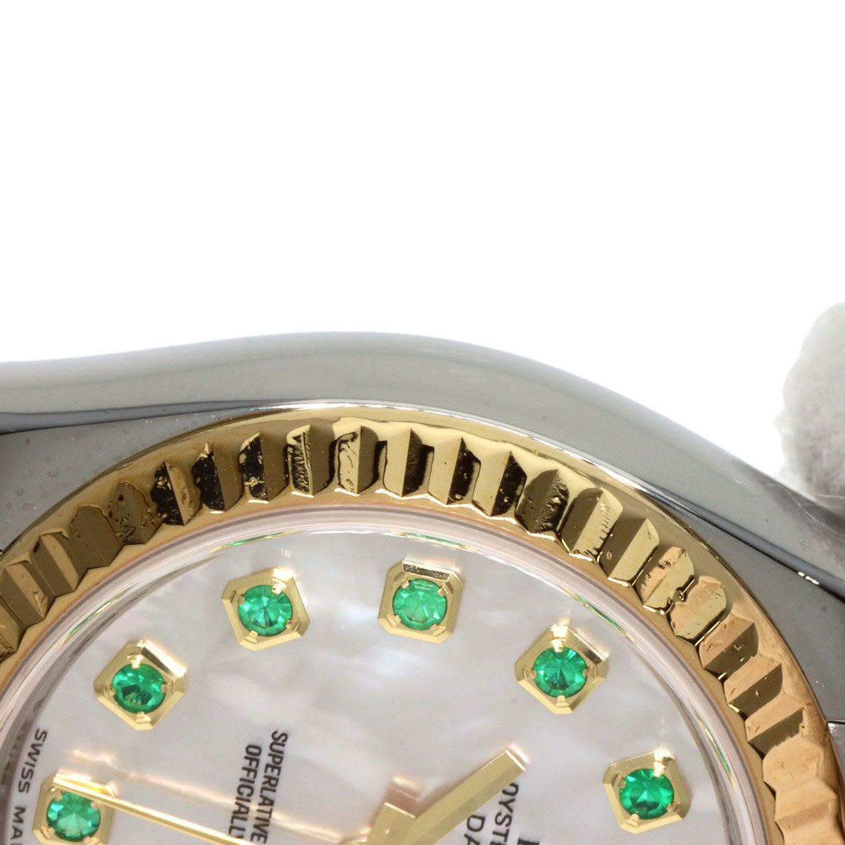 ロレックス 179173NGE デイトジャスト 10P エメラルド 腕時計 中古 商品画像18