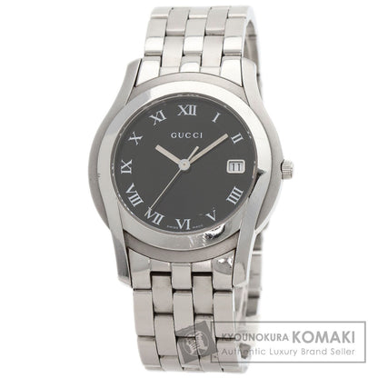 GUCCI グッチ 5500M ラウンドフェイス 腕時計 SS メンズ 中古