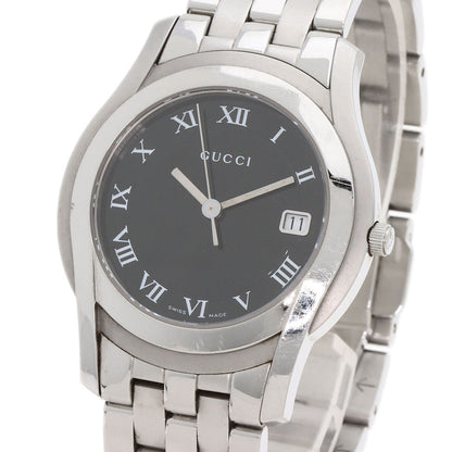GUCCI グッチ 5500M ラウンドフェイス 腕時計 SS メンズ 中古