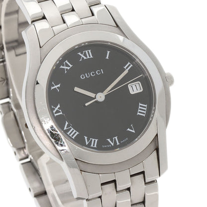 GUCCI グッチ 5500M ラウンドフェイス 腕時計 SS メンズ 中古