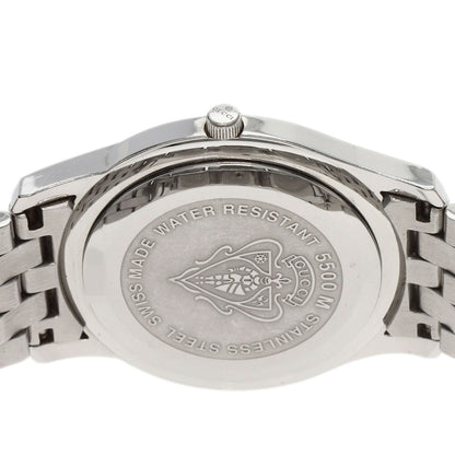 GUCCI グッチ 5500M ラウンドフェイス 腕時計 SS メンズ 中古