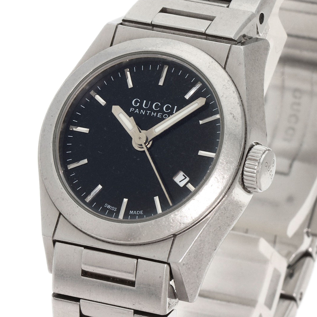 GUCCI グッチ 115.5 パンテオン 腕時計 SS レディース 中古