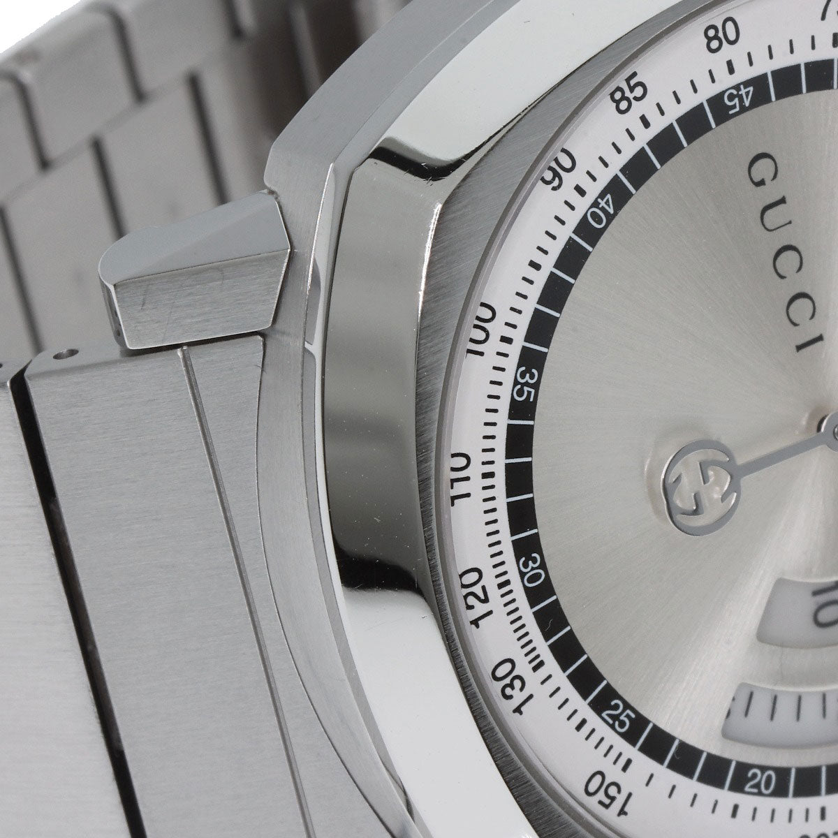 GUCCI グッチ YA157302 グリップ クロノグラフ 腕時計 SS メンズ 中古