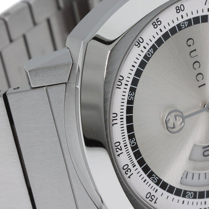 GUCCI グッチ YA157302 グリップ クロノグラフ 腕時計 SS メンズ 中古