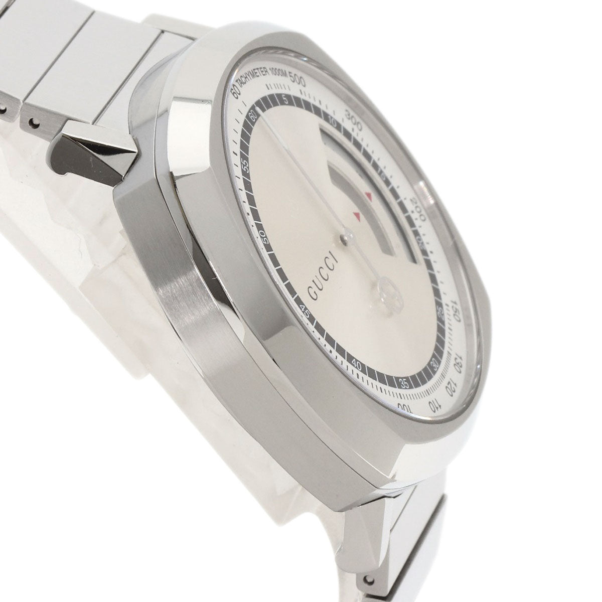 GUCCI グッチ YA157302 グリップ クロノグラフ 腕時計 SS メンズ 中古