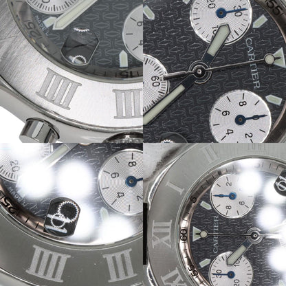 CARTIER カルティエ W10172T2 クロノスカフ デイト 腕時計 SS メンズ 中古