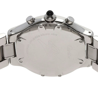 CARTIER カルティエ W10172T2 クロノスカフ デイト 腕時計 SS メンズ 中古