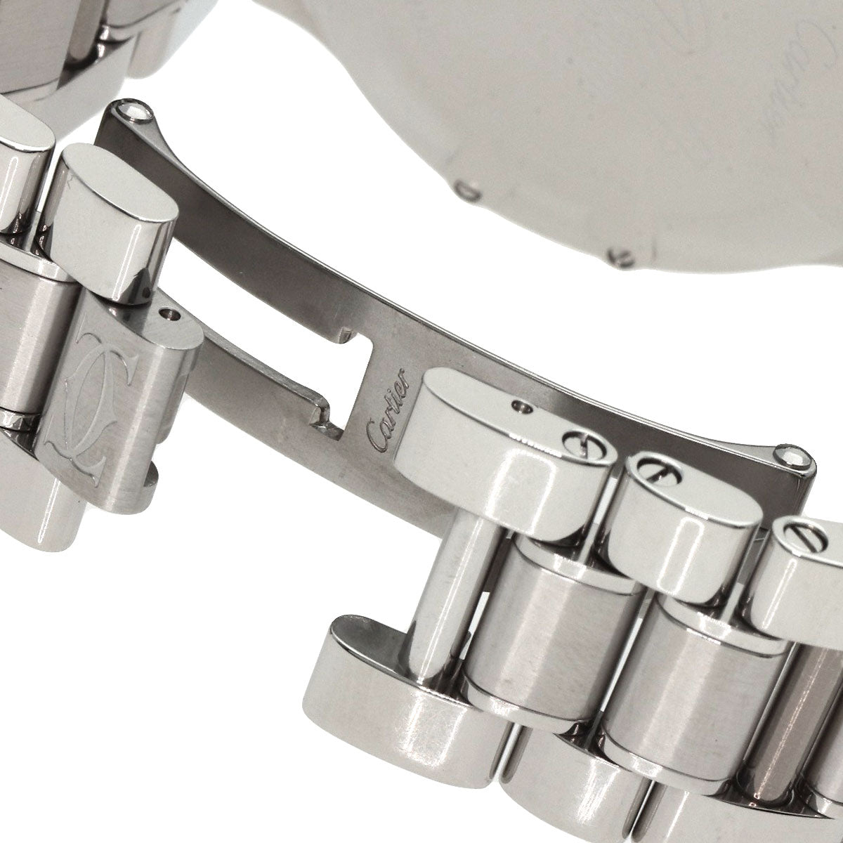 CARTIER カルティエ W10172T2 クロノスカフ デイト 腕時計 SS メンズ 中古