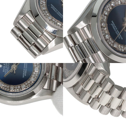 ROLEX ロレックス 69166G デイトジャスト ミリヤード 腕時計 PT レディース 中古