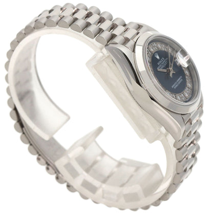 ROLEX ロレックス 69166G デイトジャスト ミリヤード 腕時計 PT レディース 中古