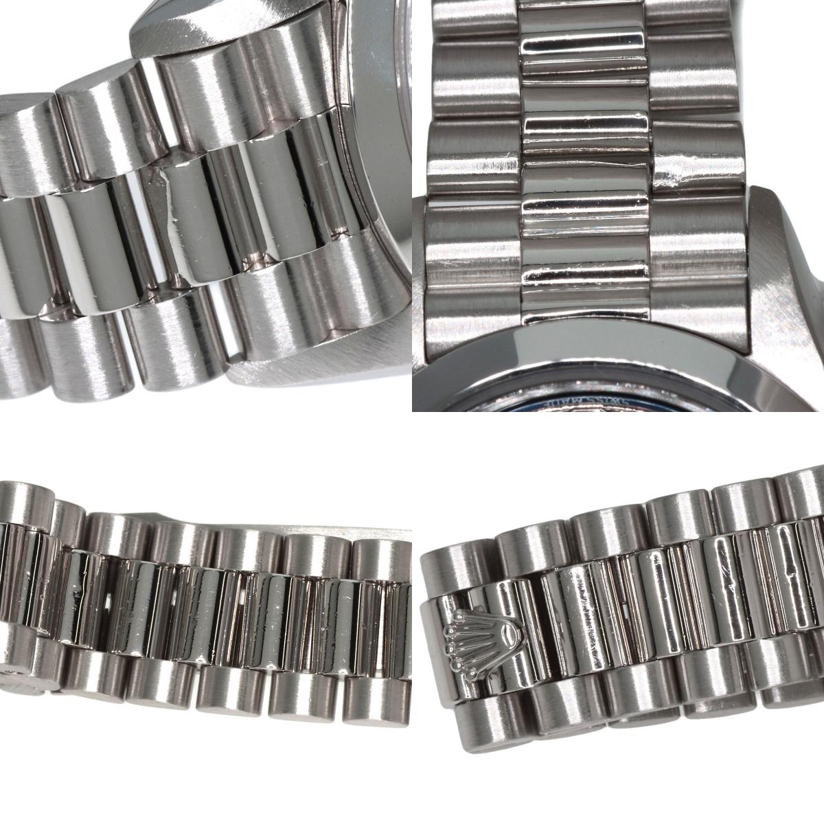 ROLEX ロレックス 69166G デイトジャスト ミリヤード 腕時計 PT レディース 中古