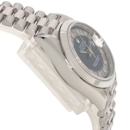 ROLEX ロレックス 69166G デイトジャスト ミリヤード 腕時計 PT レディース 中古