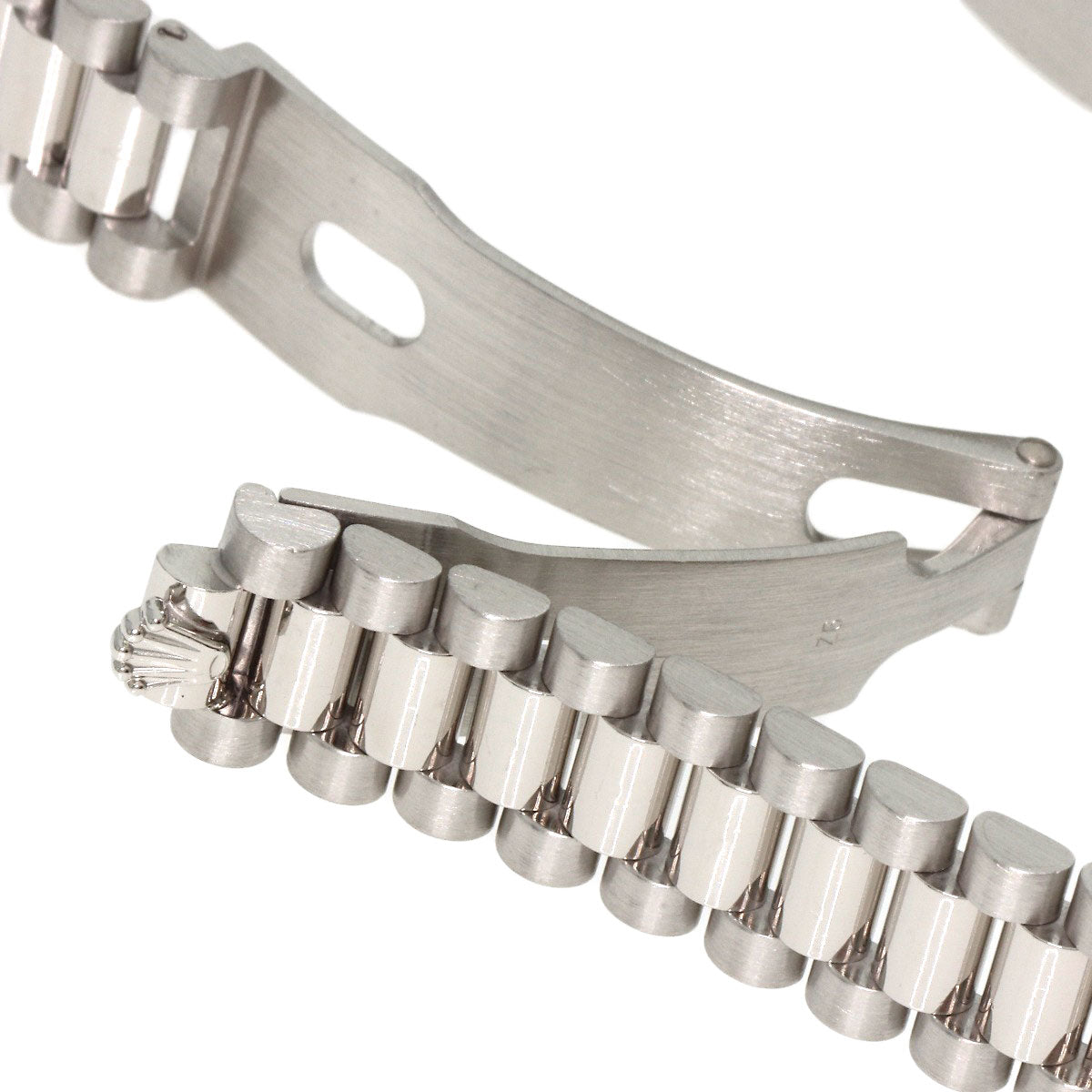 ROLEX ロレックス 69166G デイトジャスト ミリヤード 腕時計 PT レディース 中古