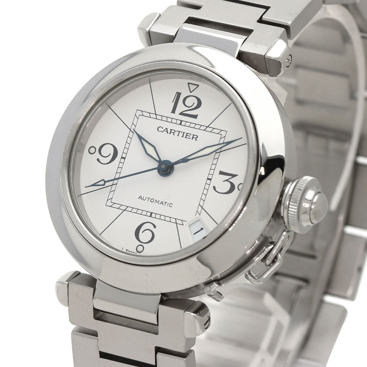 CARTIER カルティエ W31074M7 パシャC 腕時計 SS ボーイズ 中古