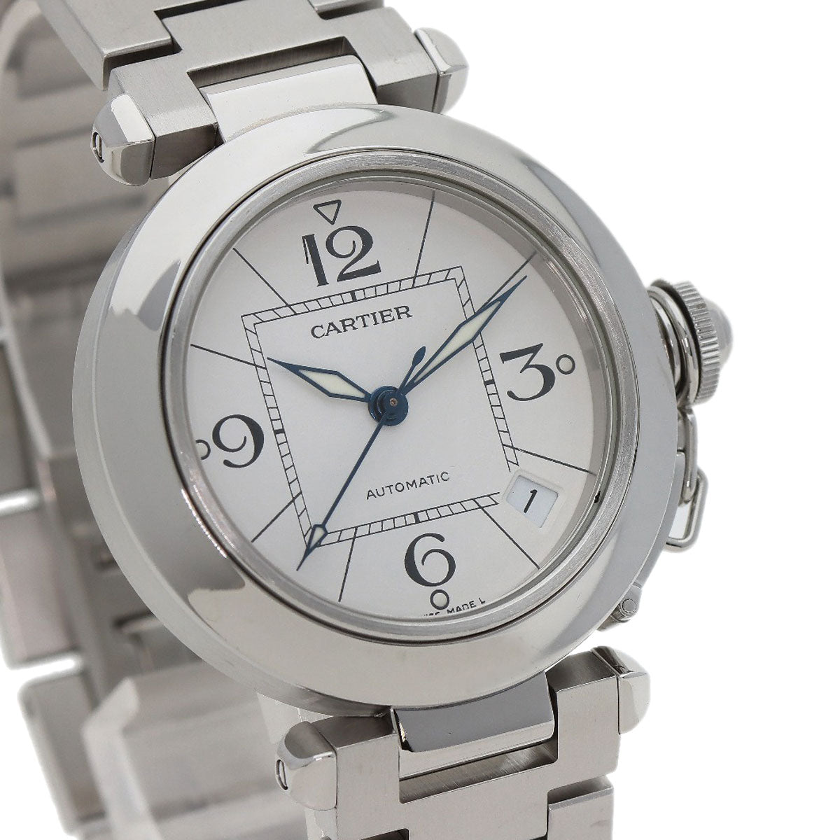 CARTIER カルティエ W31074M7 パシャC 腕時計 SS ボーイズ 中古