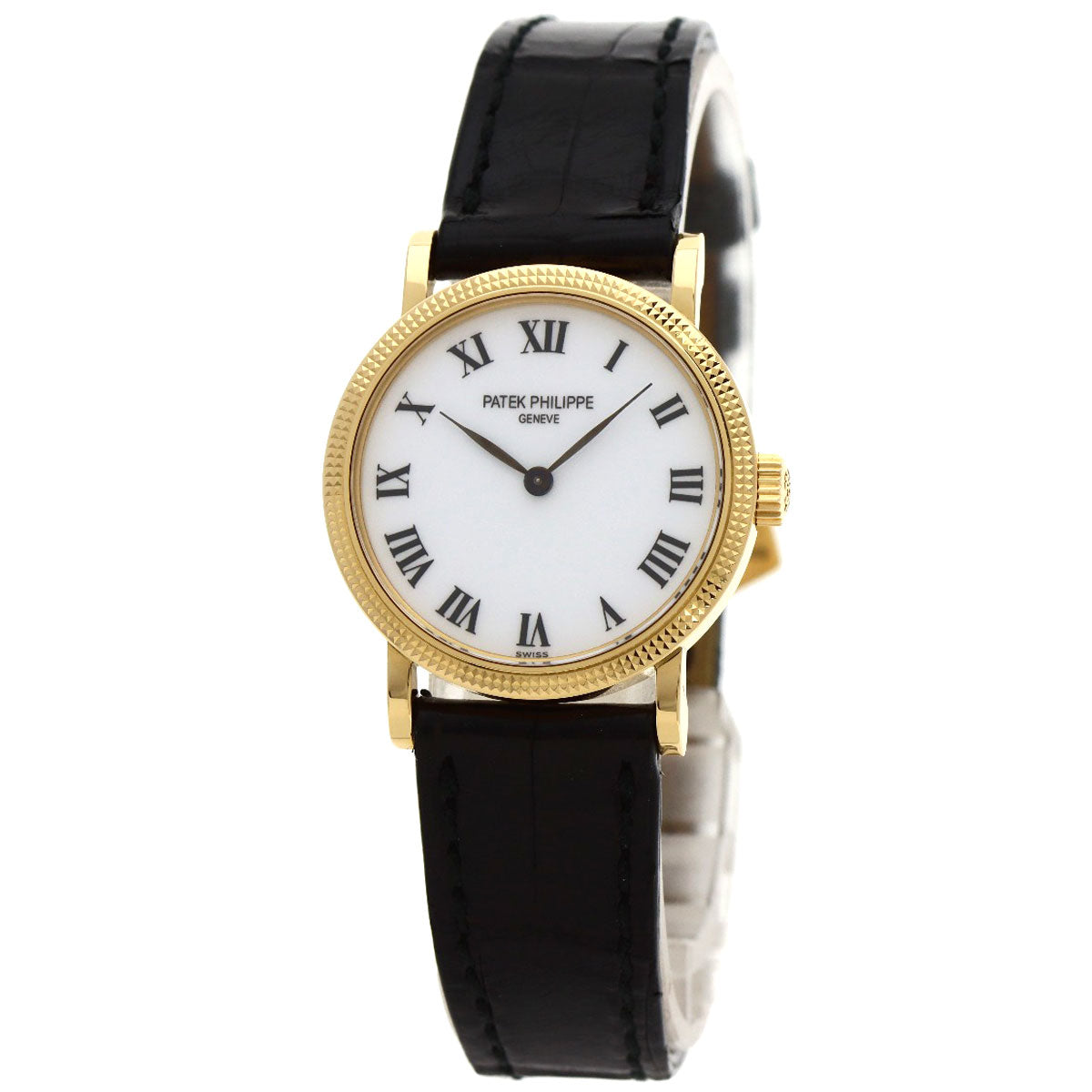 PATEK PHILIPPE パテックフィリップ 4809J-001 カラトラバ 腕時計 K18YG レディース 中古