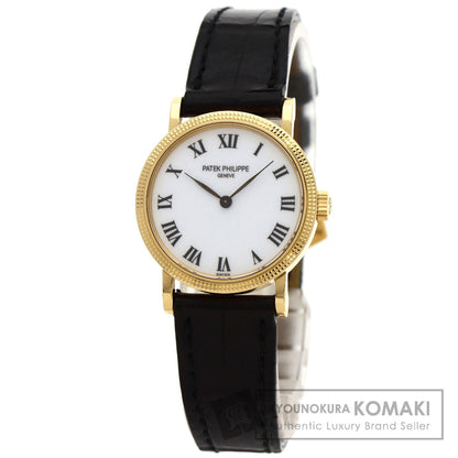 PATEK PHILIPPE パテックフィリップ 4809J-001 カラトラバ 腕時計 K18YG レディース 中古