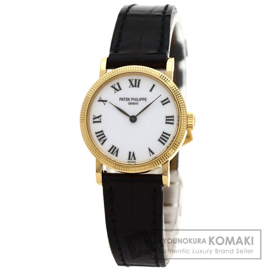 PATEK PHILIPPE パテックフィリップ 4809J-001 カラトラバ 腕時計 K18YG レディース 中古