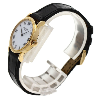 PATEK PHILIPPE パテックフィリップ 4809J-001 カラトラバ 腕時計 K18YG レディース 中古