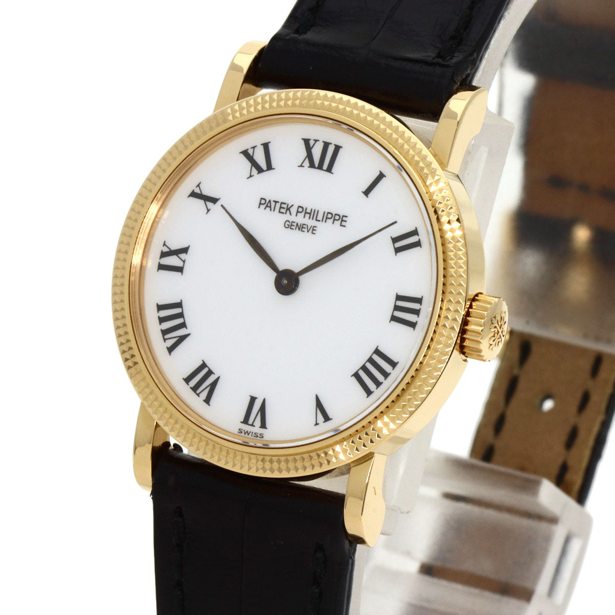 PATEK PHILIPPE パテックフィリップ 4809J-001 カラトラバ 腕時計 K18YG レディース 中古