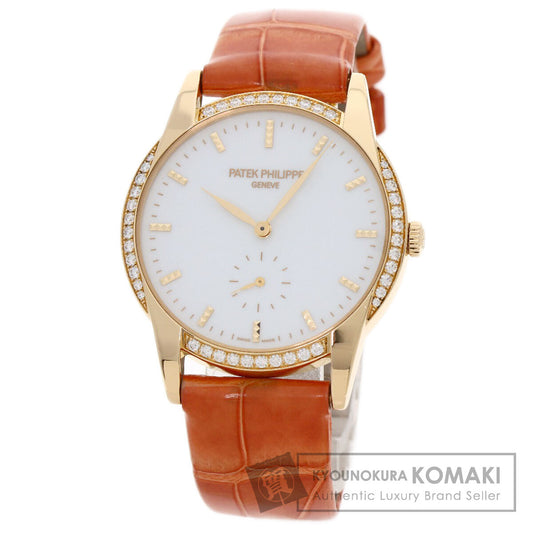 PATEK PHILIPPE パテックフィリップ 7122/200R-001 カラトラバ 腕時計 K18PG レディース 中古