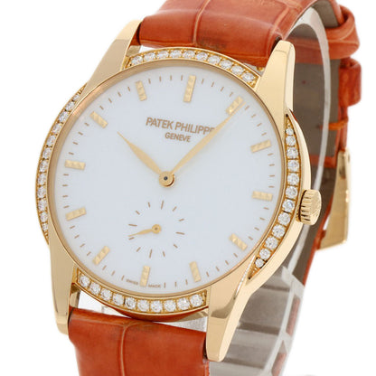 PATEK PHILIPPE パテックフィリップ 7122/200R-001 カラトラバ 腕時計 K18PG レディース 中古