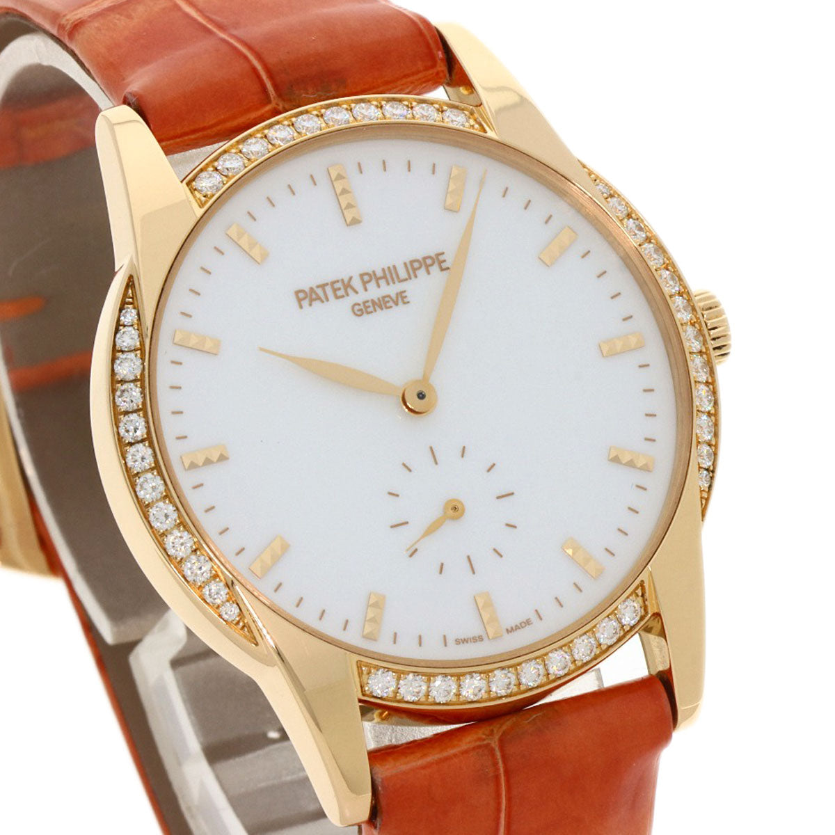 PATEK PHILIPPE パテックフィリップ 7122/200R-001 カラトラバ 腕時計 K18PG レディース 中古