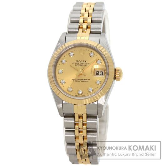 ロレックス 69173G デイトジャスト 10P ダイヤモンド 腕時計 中古 商品画像1