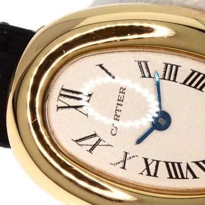 CARTIER カルティエ ミニベニュワール 腕時計 K18YG レディース 中古