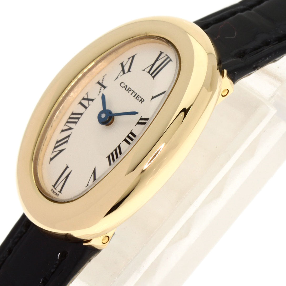 CARTIER カルティエ ミニベニュワール 腕時計 K18YG レディース 中古