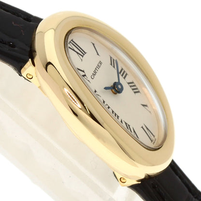 CARTIER カルティエ ミニベニュワール 腕時計 K18YG レディース 中古