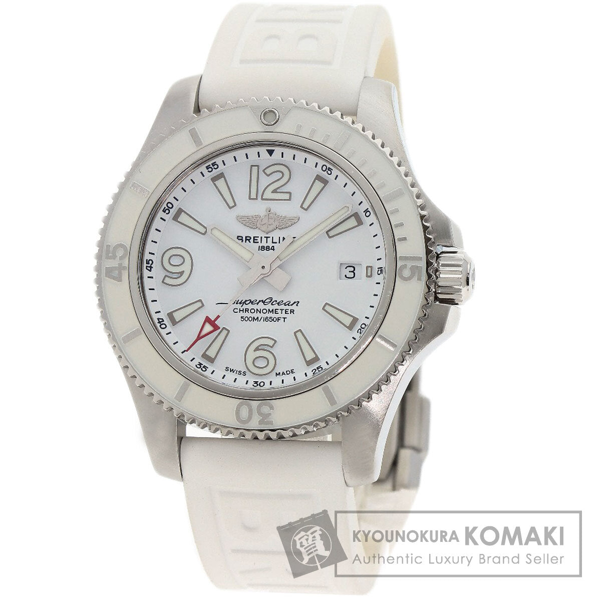 BREITLING ブライトリング A17366 スーパーオーシャン 42 デイト 腕時計 SS メンズ 中古