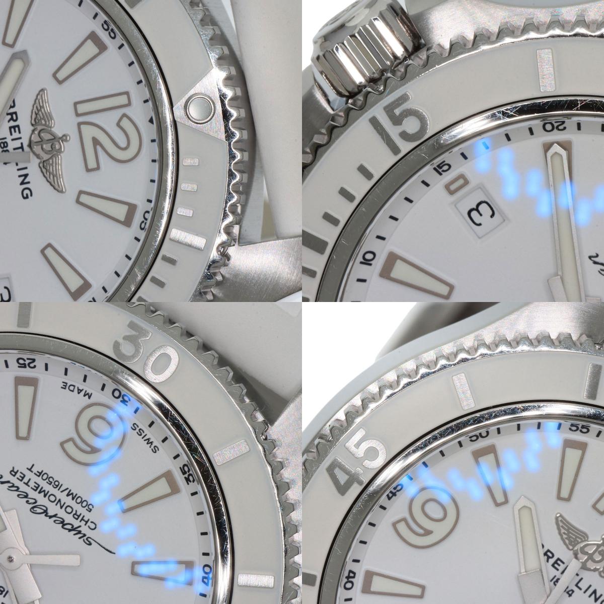 BREITLING ブライトリング A17366 スーパーオーシャン 42 デイト 腕時計 SS メンズ 中古