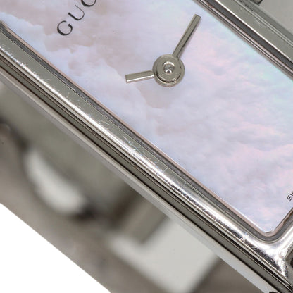 GUCCI グッチ 1500L スクエアフェイス 1P ダイヤモンド 腕時計 SS レディース 中古