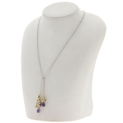 セレクトジュエリー アメジスト Saori Tajima フラワーモチーフ ペンダントトップ 中古 商品画像9
