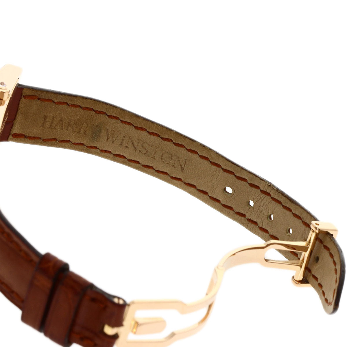 HARRY WINSTON ハリーウィンストン 310LQR AVEQHM21RR029 アヴェニュー 腕時計 K18PG レディース 中古